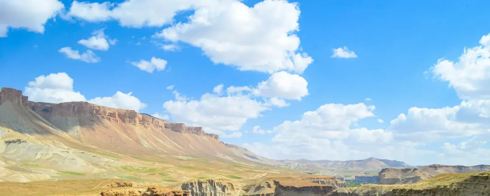 Afghan mountains and valleys